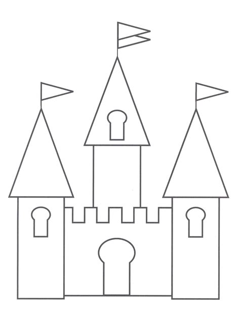 Castle Template Printable